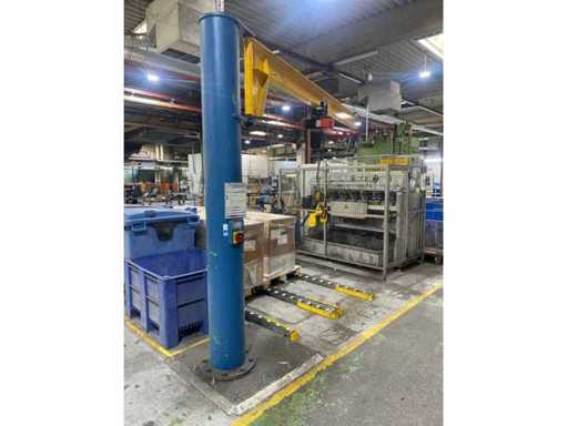 1995 Macarau pivotantă pe coloană, capacitate de ridicare de 500 kg