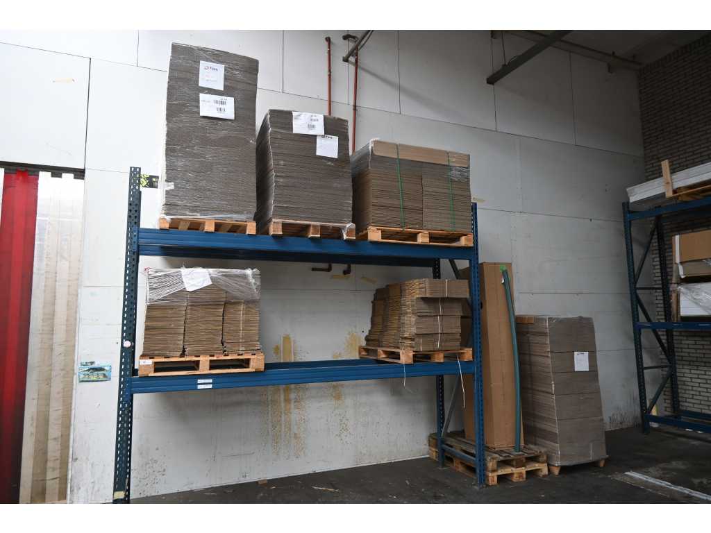 Feas - Pallets Cardboard strips and boxes (5x)