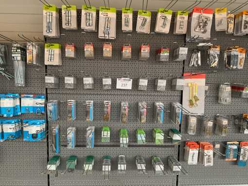 1 meter blisters met bevestiging