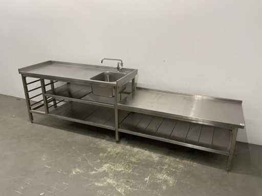 Évier en acier inoxydable