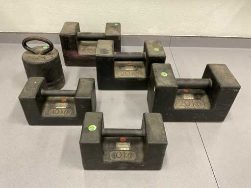 Différents poids de contrôle