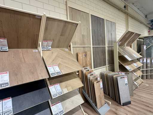 Parquet de mobilier de présentation (6x)