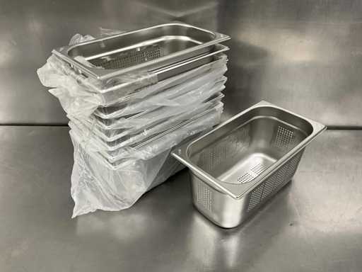 Ozti - GN 1/3-150 - Gouttière gastronormale perforée (11x)