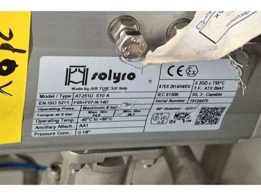 Solyro - AT251U S10A - Actuator de supapă ATEX (10x)