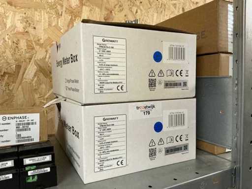 Gliatt TPM-6CTA-C-100 mesureur d’énergie triphasé (2x)