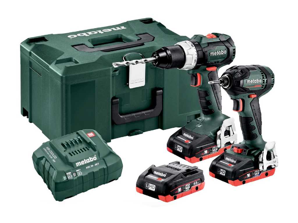 Metabo - BSLTBL+SSD - cordless combo set, drill driver and impact driver