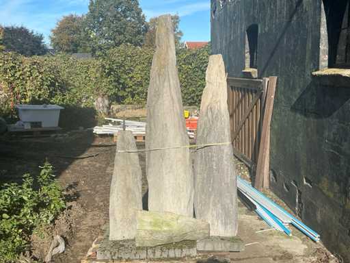 Ornements d’eau en pierre 4 pièces
