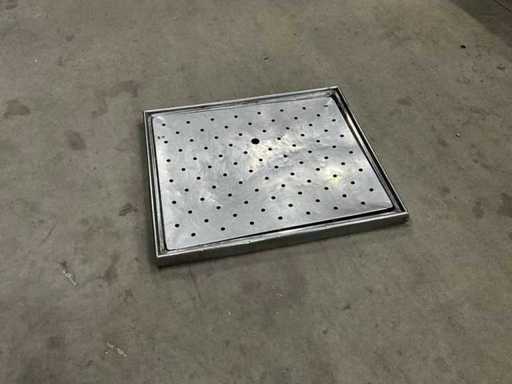 Feuille goutte d’eau en acier inoxydable