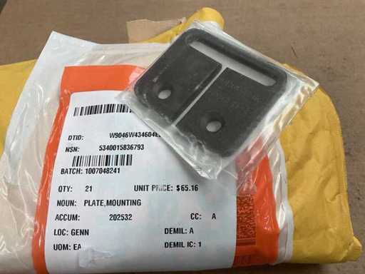 Mounting plate (21x)