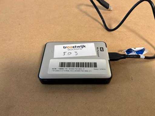 WD WDBBEP0010BSL-01 1TB External Hard Drive