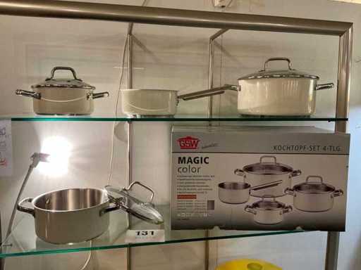 7 piece cooking pot set