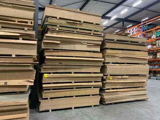Decoration chipboard approx. 22m3