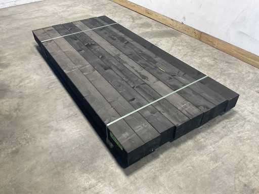 Red Class Wood pergola upright - 240x14x14 cm (8x)