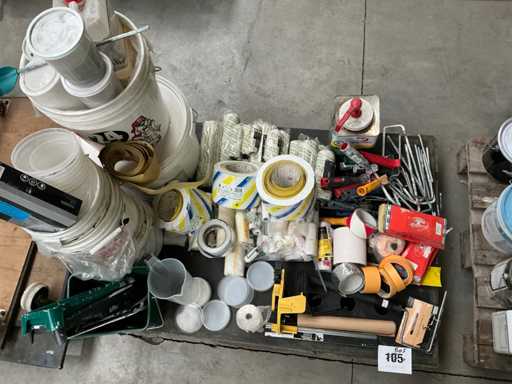 batch of painting tools