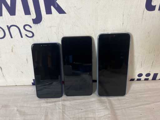 Xiaomi Mi 11 Lite 5G -128GB - Zwart + Alcatel 1S (2019) - 64GB - Blauw + Motorola Moto G9 Play - 64GB - Groen + Motorola XT2055-2