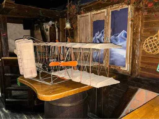 Historic aircraft with a wingspan of 1.8 m