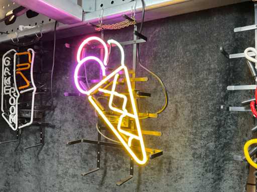 Ice Glass Neon Decorazione