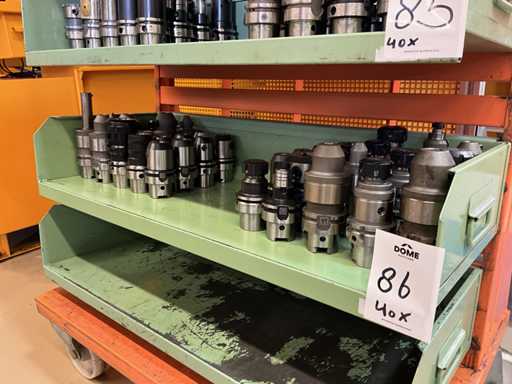 (C-1003) Diverse Werkzeughalter HSK-A63 (40x)