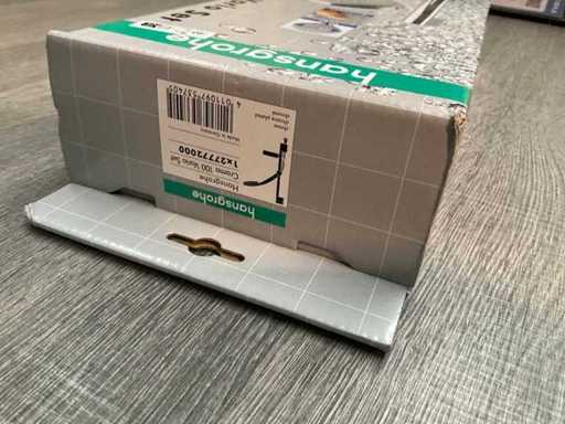 Ensemble de barres glissantes Hansgrohe avec pommeau de douche, tige de douche et porte-savonnement