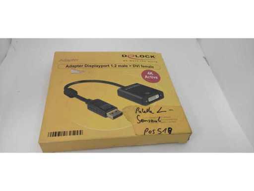 DeLock - 62599 | Adapter DisplayPort 1.2 male > DVI female - Electronics