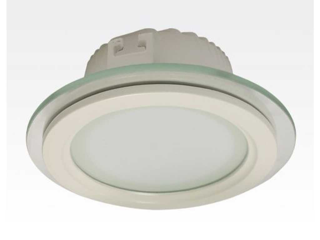 Liquidations Sale - Package of 9 - 18W LED Recessed Downlight White Round Dimmable Neutral White / 4200-4700K 1530lm 230VAC IP44 110 Degree Recessed Ceiling Light - SSAMLight