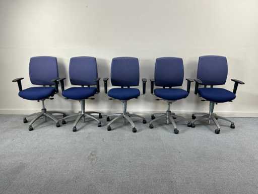 DRABERT - Chaise de bureau - Chaise de bureau (5x)