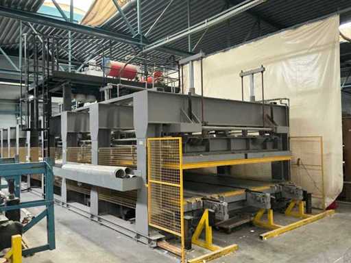 2011 Manni PMO 828 T Hydraulische thermische Flachpresse