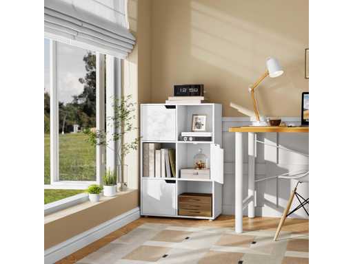 Bookcase Storage Shelf, Cube Cabinet
