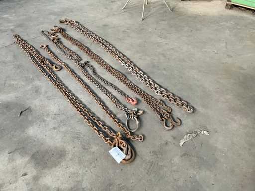 Diverse hijsketting (5x)