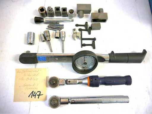 Garant - Clé dynamométrique (3x)+ Accessoires 