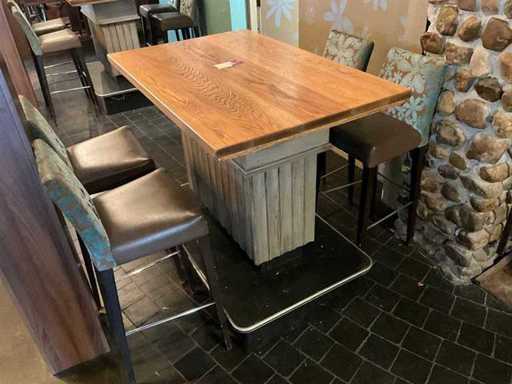 De Arend - Bartafel met 4 barkrukken