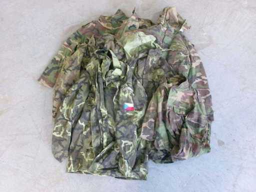 CZ/SK Field parka, deels RV defect, houten kist (G1) (15x)