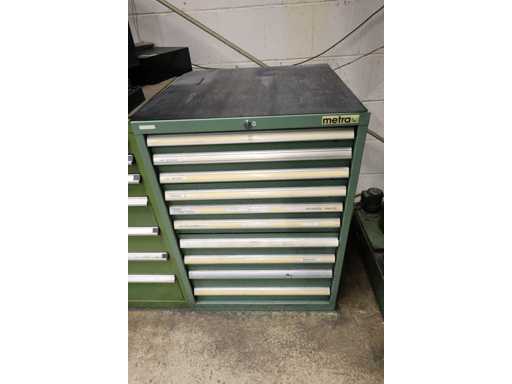   Werkzeugschrank mit Inhalt