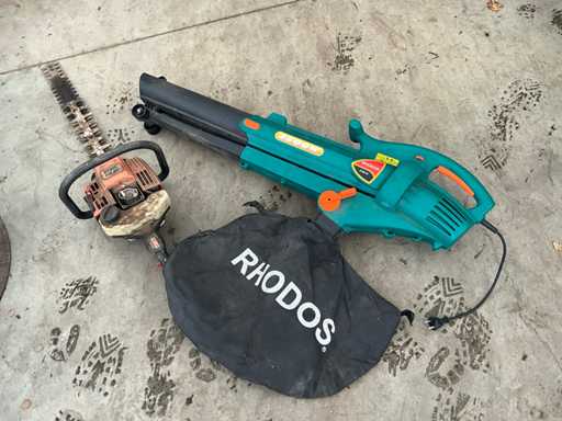 Lot Hedge Trimmer + leaf blower (2x)