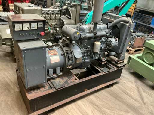 1989 Leroy-Somer/Mitsubishi Dieselaggregaat