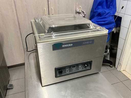 2009 Henkelman Jumbo 42 vacuümmachine + voorraad vacuümzakken