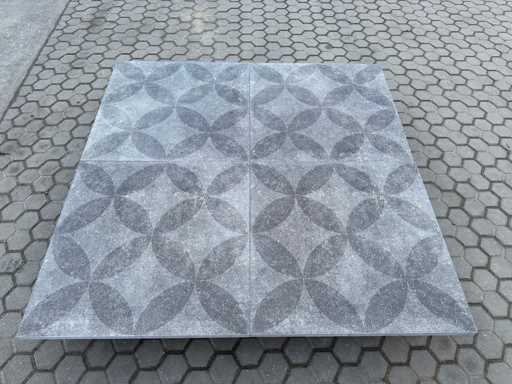 Keramische tegels voor de tuin (ca. 12,25m²)