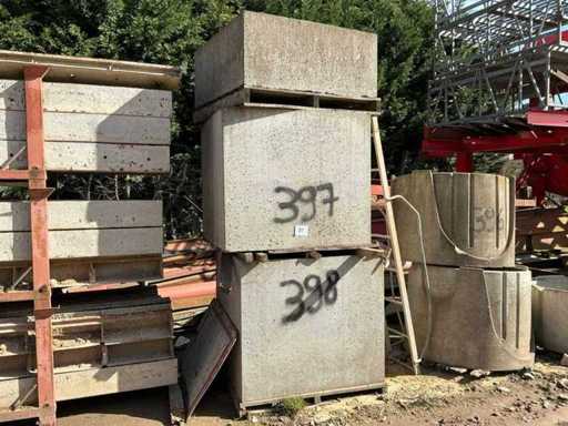 Vari blocchi di cemento impilabili (3x)