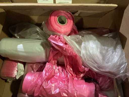 Coprivernicie in plastica rossa 20um (3 volte)