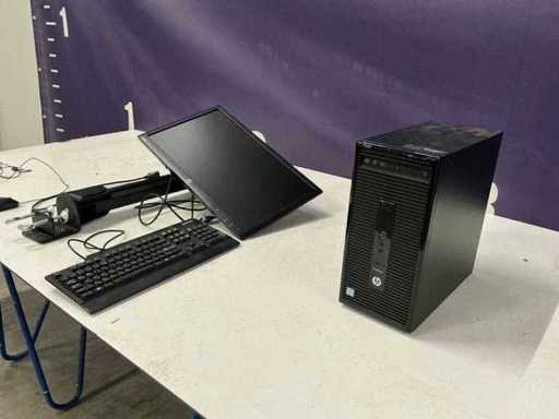 HP 4p prodesk 400g3 MT Business PC+toebehoren