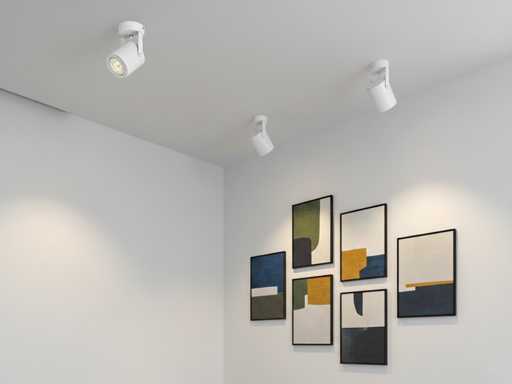 GU10 Luminaire spot monté en surface rotatif (16x)