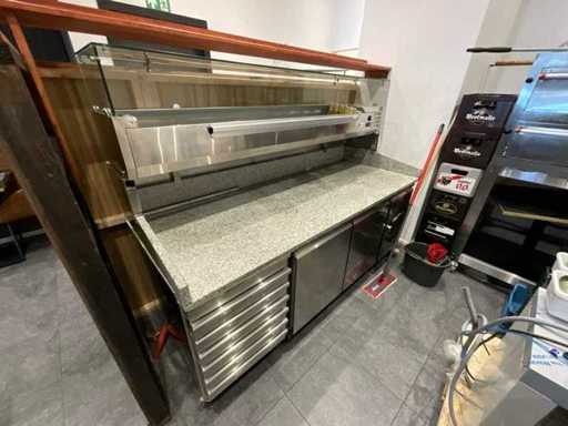 Banco da lavoro refrigerato AFI Collin Lucy