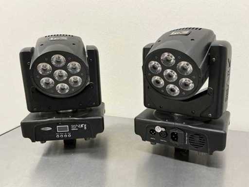 Showtec Shark wash one Led-moving head (2x)