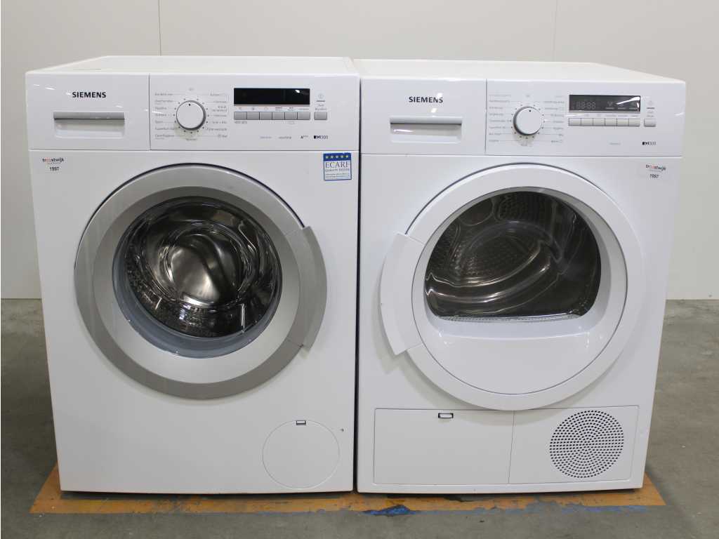 Siemens iQ300 iSensoric aquaStop A+++ Washing Machine & Siemens iQ500 iSensoric Dryer