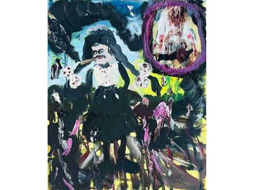 Armen Eloyan - olie op doek - 50x60 cm - ingelijst - herkomst: Tim Van Laere Gallery