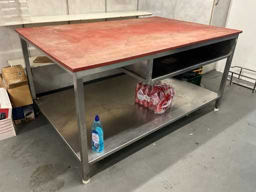 Rvs snijtafel
