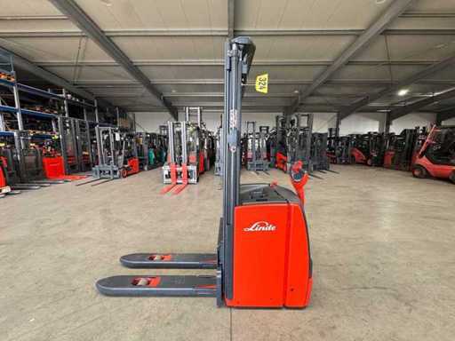 09/2014 Service + UVV 03/2027 Linde L16LI 1.600kg Duplex Free Lift Initiële Lift Schaal Palletwagen Pallet Truck Ant 2.115 uur