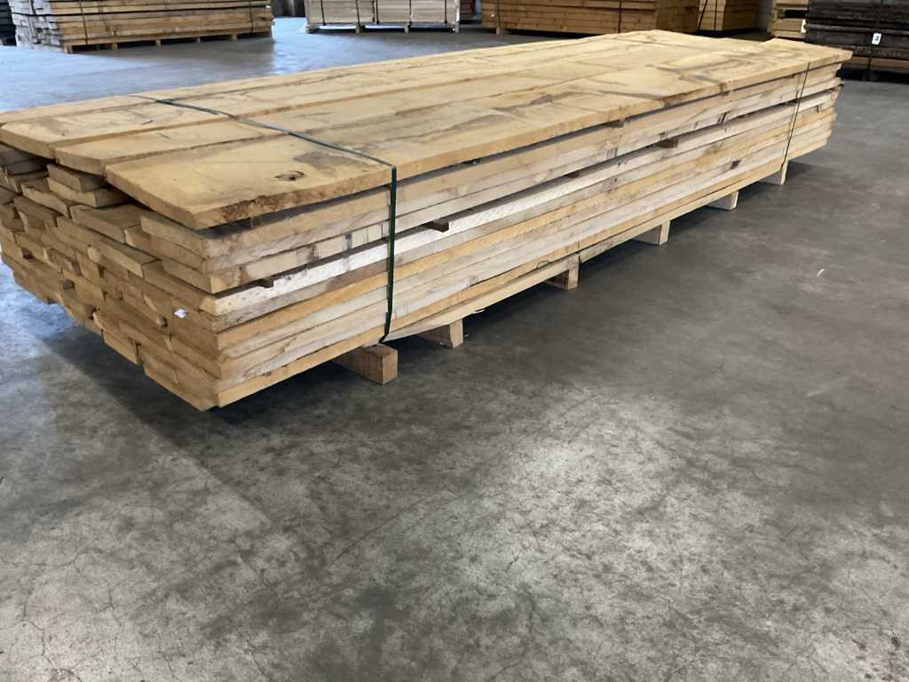 French oak planks approx. 0,987 m³