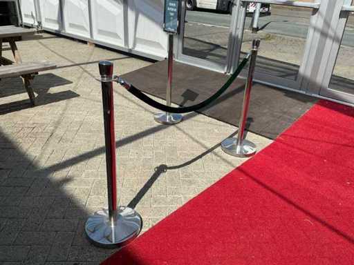 Dark Green Barrier Post Cord 150cm (13x)