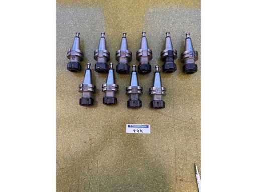 Schaublin - BT40 - Set di 10 portamorsetti Schaublin EX25